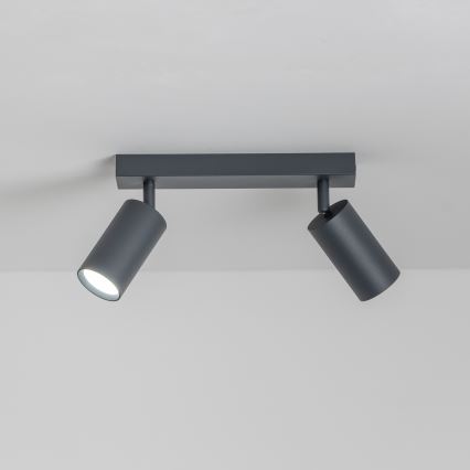 Brilagi - LED RGBW dimbare spot SELE 2xGU10/4,8W/230V 3000K antraciet + afstandsbediening