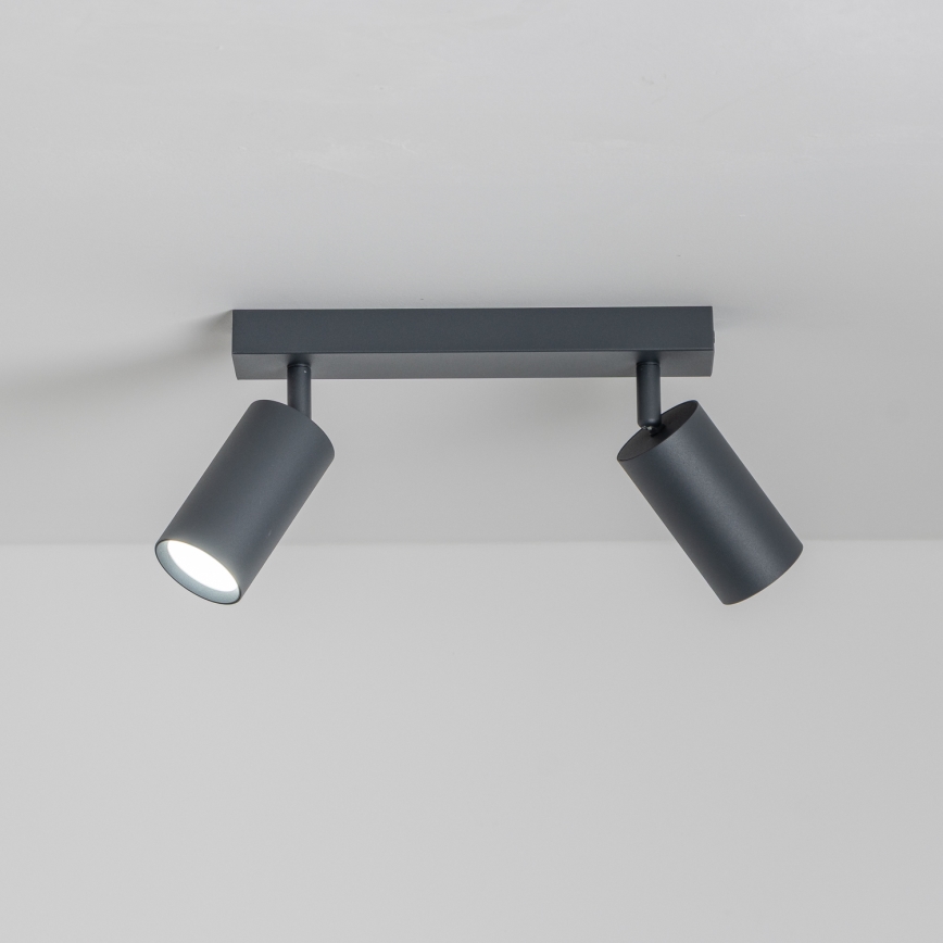 Brilagi - LED RGBW dimbare spot SELE 2xGU10/4,8W/230V 3000K antraciet + afstandsbediening