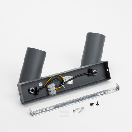 Brilagi - LED RGBW dimbare spot SELE 2xGU10/4,8W/230V 3000K antraciet + afstandsbediening