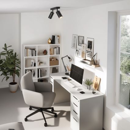 Brilagi - SELE LED RGBW dimbare spot 2xGU10/4,8W/230V 3000K zwart/goud + afstandsbediening