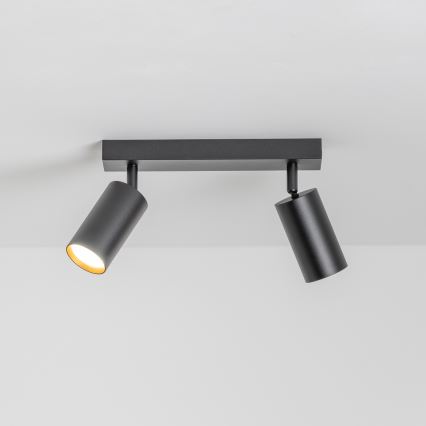 Brilagi - SELE LED RGBW dimbare spot 2xGU10/4,8W/230V 3000K zwart/goud + afstandsbediening