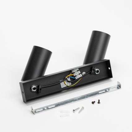 Brilagi - SELE LED RGBW dimbare spot 2xGU10/4,8W/230V 3000K zwart/goud + afstandsbediening