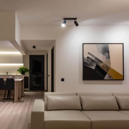 Brilagi - LED RGBW dimbare spot SELE 2xGU10/4,8W/230V 3000K zwart + afstandsbediening