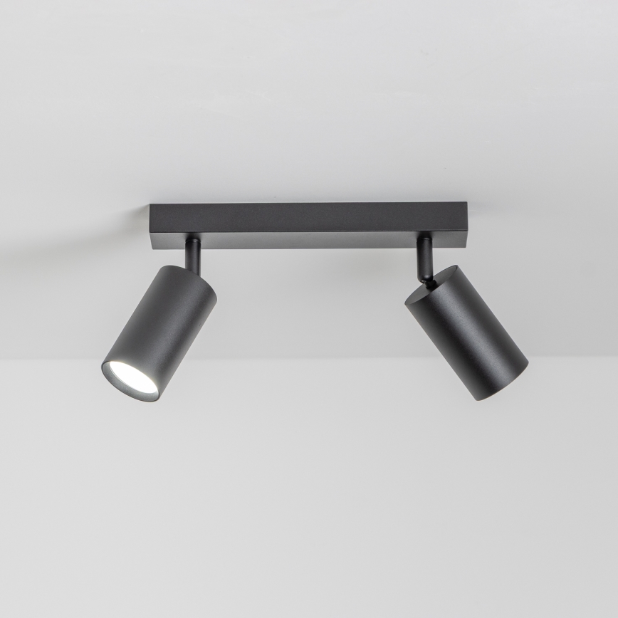 Brilagi - LED RGBW dimbare spot SELE 2xGU10/4,8W/230V 3000K zwart + afstandsbediening