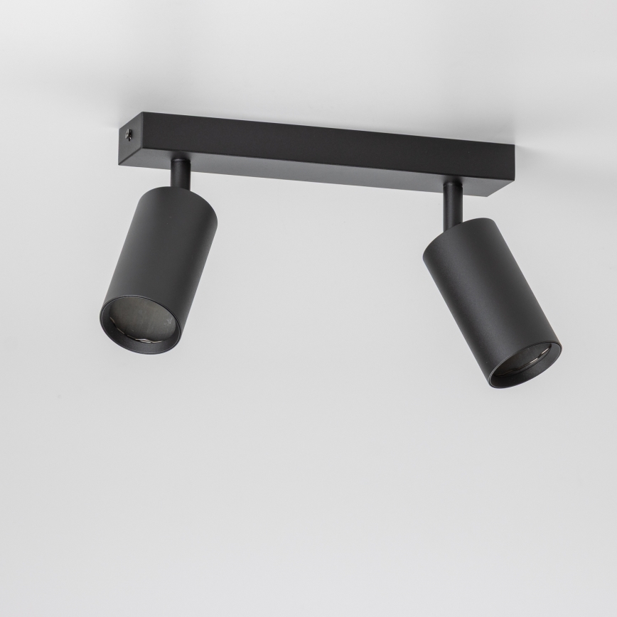 Brilagi - LED RGBW dimbare spot SELE 2xGU10/4,8W/230V 3000K zwart + afstandsbediening