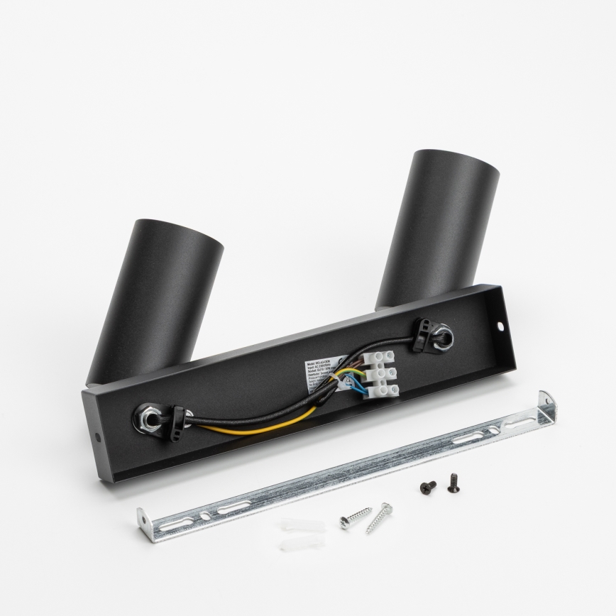 Brilagi - LED RGBW dimbare spot SELE 2xGU10/4,8W/230V 3000K zwart + afstandsbediening