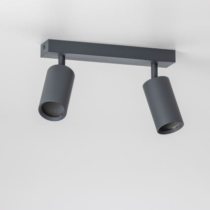 Brilagi - LED RGBW dimbare spot SELE 2xGU10/6W/230V 3000K antraciet + afstandsbediening