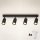 Brilagi - LED RGBW dimbare spot SELE 4xGU10/4,8W/230V 3000K zwart + afstandsbediening