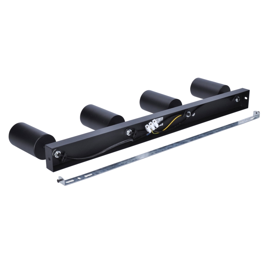 Brilagi - Dimbare LED RGBW spot SELE 4xGU10/4,8W/230V 3000K zwart/goud + afstandsbediening