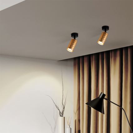 Brilagi - LED RGBW dimbare spot SELE DIAMANT 1xGU10/4,8W/230V goud + afstandsbediening