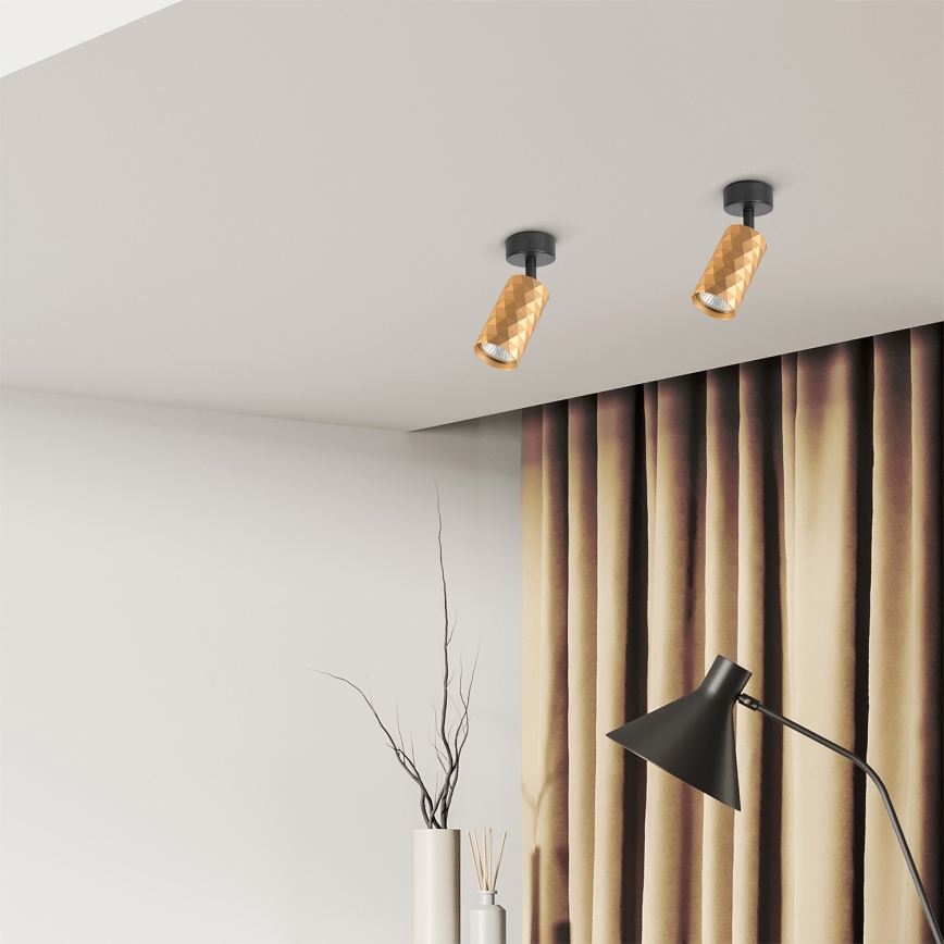 Brilagi - LED RGBW dimbare spot SELE DIAMANT 1xGU10/6W/230V goud + afstandsbediening