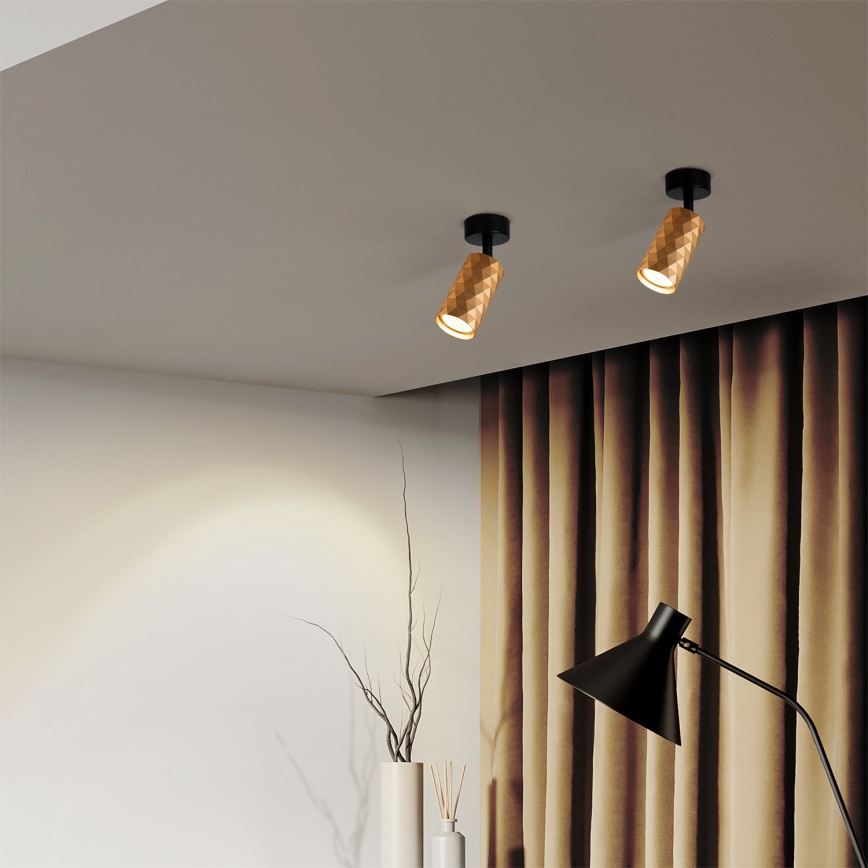 Brilagi - LED RGBW dimbare spot SELE DIAMANT 1xGU10/6W/230V goud + afstandsbediening