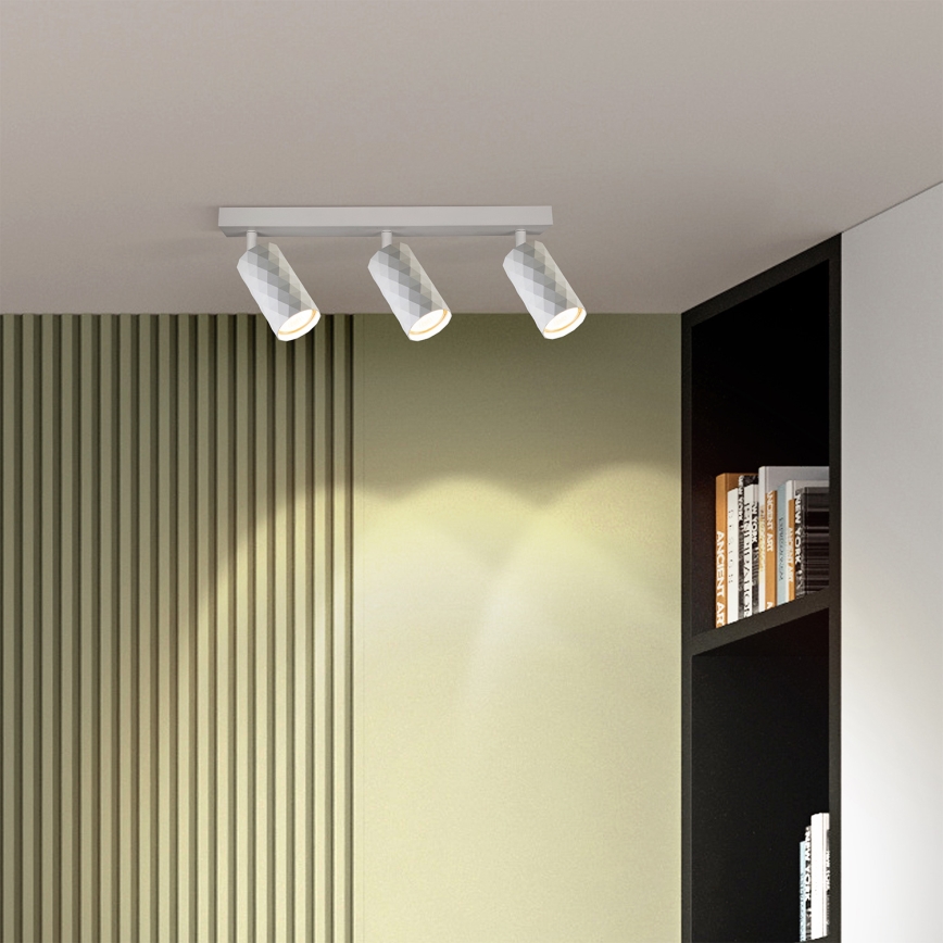 Brilagi - LED RGBW dimbare spot SELE DIAMANT 3xGU10/6W/230V 3000K wit + afstandsbediening