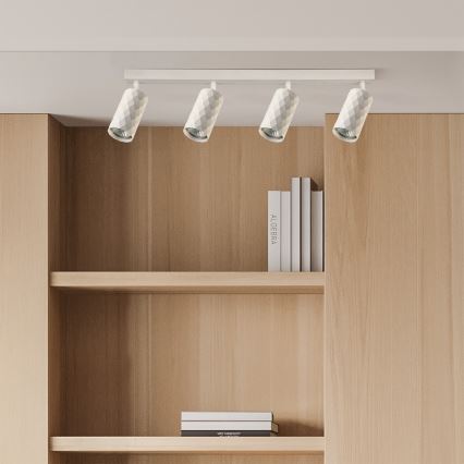 Brilagi - LED RGBW dimbare spot SELE DIAMANT 4xGU10/4,8W/230V 3000K wit + afstandsbediening