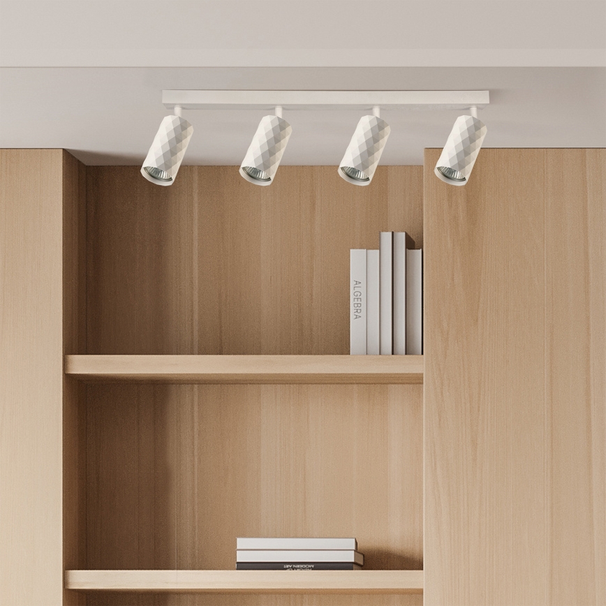 Brilagi - LED RGBW dimbare spot SELE DIAMANT 4xGU10/4,8W/230V 3000K wit + afstandsbediening