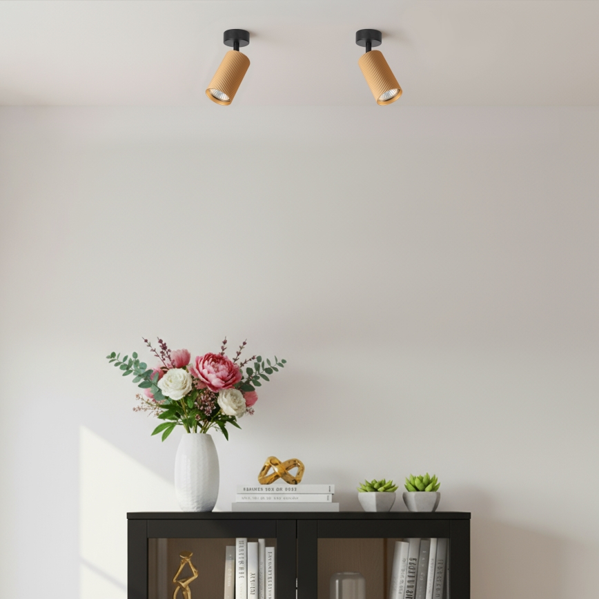 Brilagi - LED RGBW dimbare spot SELE MODERN 1xGU10/4,8W/230V 3000K goudkleurig + afstandsbediening