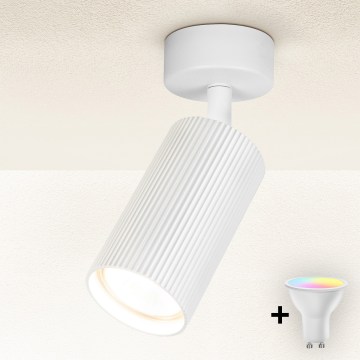 Brilagi - LED RGBW dimbare spot SELE MODERN 1xGU10/4,8W/230V 3000K wit + afstandsbediening