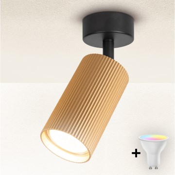 Brilagi - LED RGBW dimbare spot SELE MODERN 1xGU10/6,5W/230V 2700-6500K Wi-Fi goud