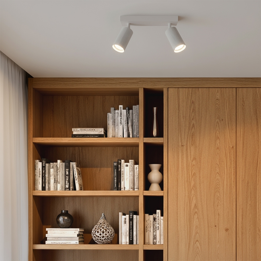 Brilagi - LED RGBW dimbare spot SELE MODERN 2xGU10/4,8W/230V 3000K wit + afstandsbediening