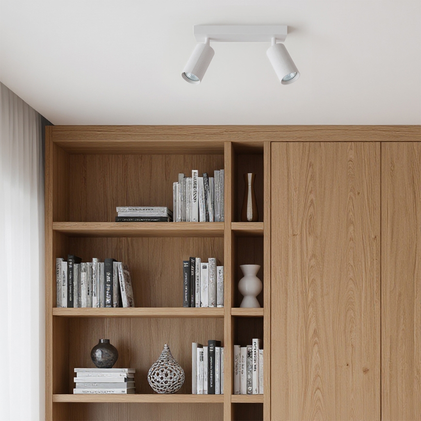 Brilagi - LED RGBW dimbare spot SELE MODERN 2xGU10/4,8W/230V 3000K wit + afstandsbediening
