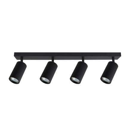 Brilagi - dimbare LED RGBW spot SELE MODERN 4x GU10/4,8W/230V 3000K zwart + afstandsbediening