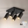 Brilagi - LED RGBW dimbare spot SELE SQUARE 4xGU10/6,5W/230V 2700-6500K zwart/goud