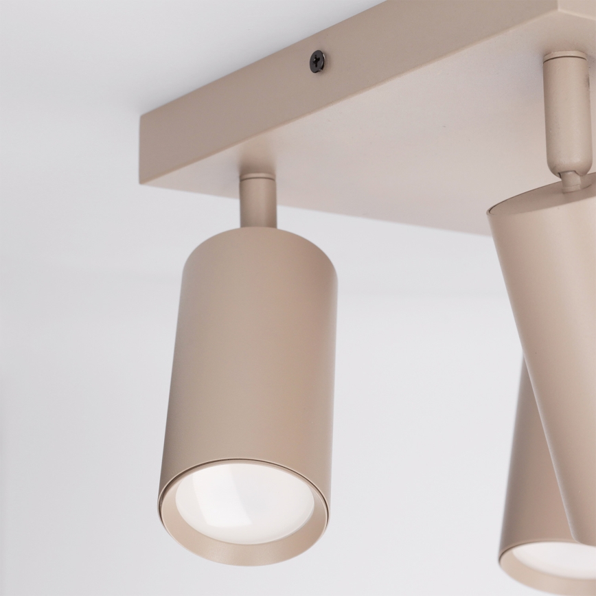 BRILAGI - LED RGBW dimbare spotarmatuur SELE SQUARE 4xGU10/6,5W/230V 2700-6500K beige