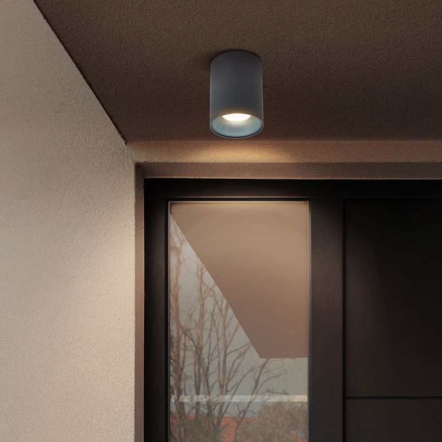 Brilagi - Dimbare LED RGBW-spot TRINE 1xGU10/4,8W/230V 3000K antraciet + afstandsbediening