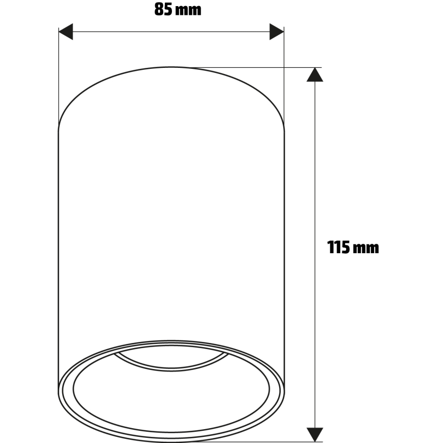 Brilagi - LED RGBW dimbare spot TRINE 1xGU10/4,8W/230V 3000K beige/goud + afstandsbediening