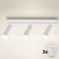 Brilagi - LED RGBW dimbare spotarmatuur SELE MODERN 3xGU10/4,8W/230V 3000K wit + afstandsbediening