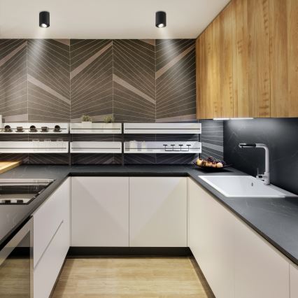 Brilagi - LED RGBW dimbare spot MIA 1xGU10/30W/230V 2700-6500K Wi-Fi 100x80 mm zwart