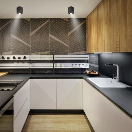 Brilagi - LED RGBW dimbare spot MIA 1xGU10/30W/230V 2700-6500K Wi-Fi 100x80 mm zwart