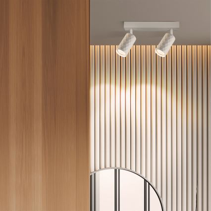 Brilagi - SELE DIAMANT LED RGBW dimbare spot 2xGU10/4,8W/230V 3000K wit + afstandsbediening