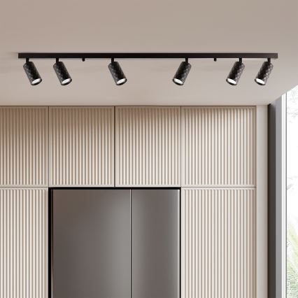 Brilagi - LED RGBW dimbare spotverlichting SELE DIAMANT 6xGU10/6,5W/230V 2700-6500K Wi-Fi zwart