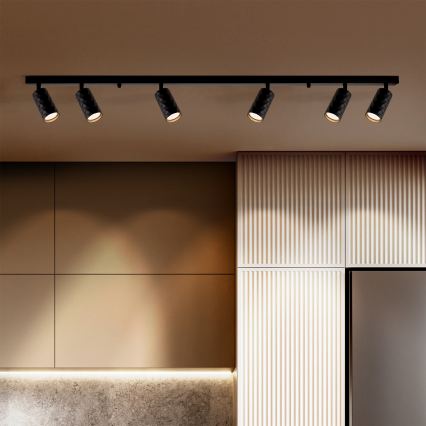 Brilagi - LED RGBW dimbare spotverlichting SELE DIAMANT 6xGU10/6,5W/230V 2700-6500K Wi-Fi zwart