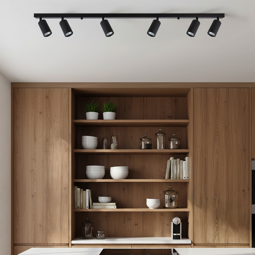 Brilagi - LED RGBW dimbare spot SELE MODERN 6x GU10/6,5W/230V 2700-6500K Wi-Fi zwart