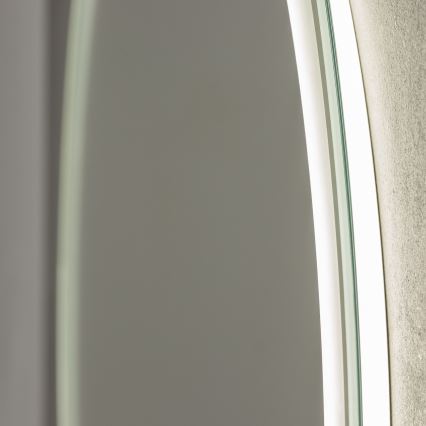 Brilagi - LED RGBW verwarmde badkamerspiegel AVA PRO LED/18W/230V Ø 60 cm IP44 CRI 90 dimbaar + CCT