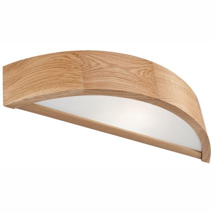 Brilagi - LED RGBW dimbare wandlamp CARVALHO 1xE27/9W/230V 2700-6500K Wi-Fi eiken