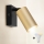 Brilagi - LED RGBW dimbare wandspot SELE 1xGU10/4,8W/230V 3000K zwart/goud + afstandsbediening