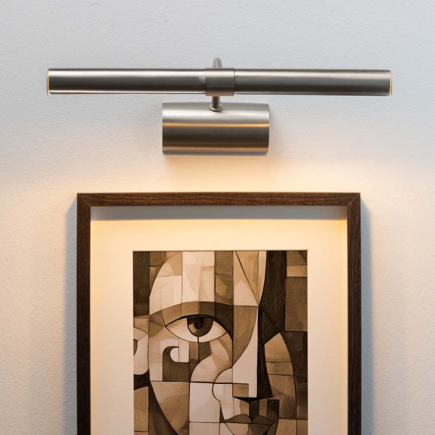 Brilagi - LED Schilderijverlichting DANAE 2xE14/4W/230V 3000K mat chroom