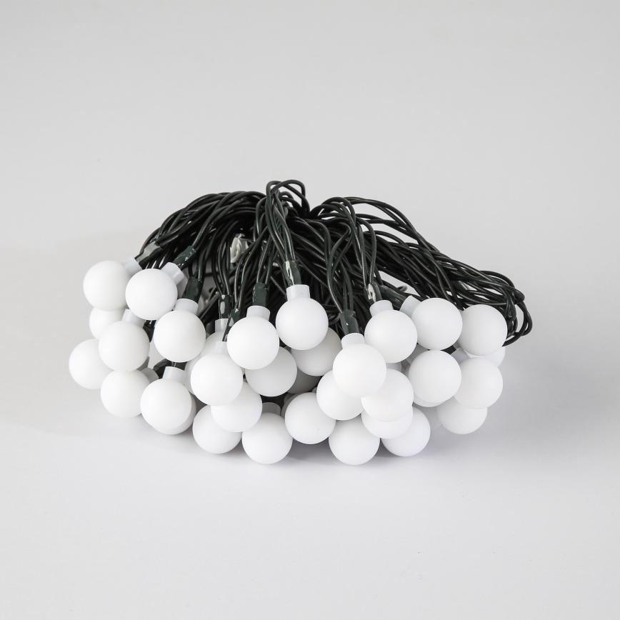 Brilagi - LED Zonnedecoratiesnoer BUBBLE 50xLED/8 functies 7m IP65 warm wit 600 mAh
