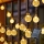 Brilagi - LED Solar Decoratieve lichtsnoer BUBBLE 200xLED/8 Functies 20m IP65 warm wit