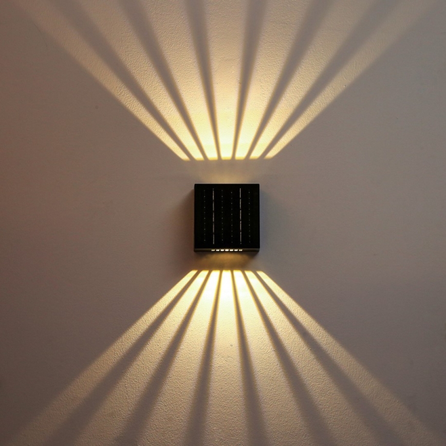 Brilagi - LED Solar wandlamp BLOCK LED/2W/3,7V 1300 mAh IP44