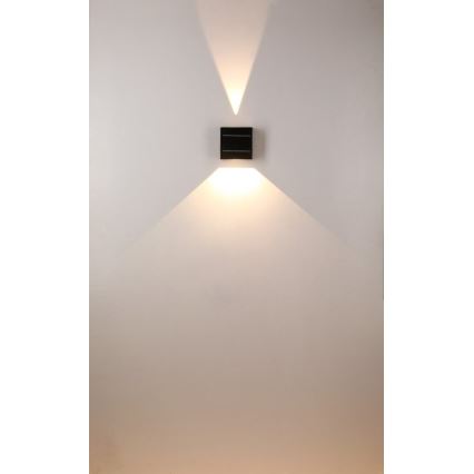 Brilagi - LED Solar wandlamp BLOCK LED/2W/3,7V 1300 mAh IP44