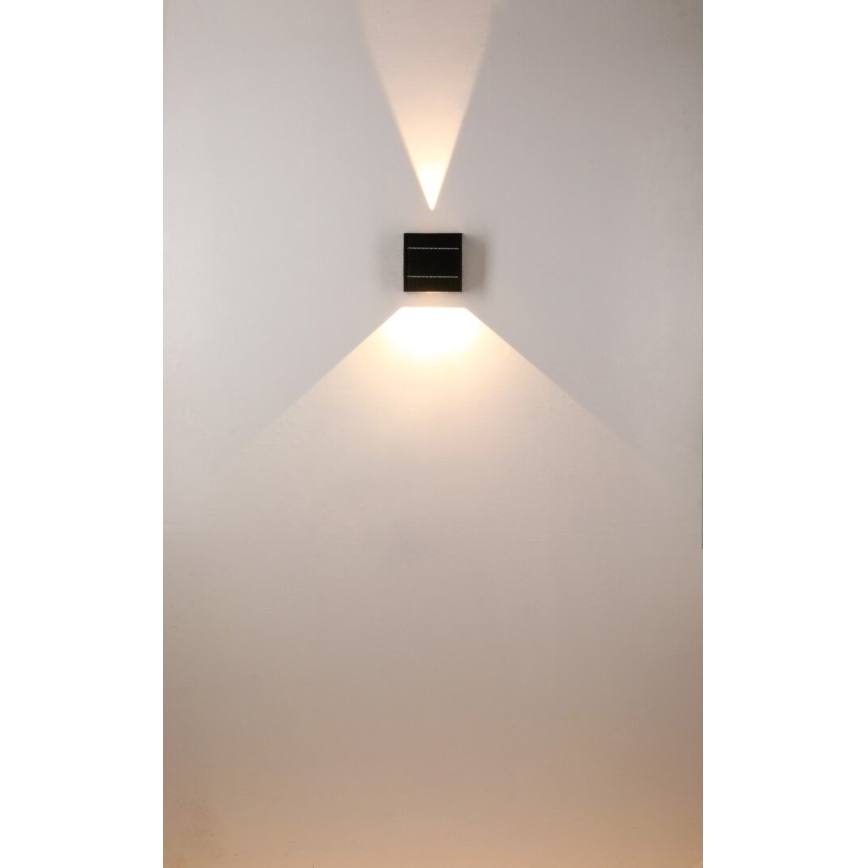 Brilagi - LED Solar wandlamp BLOCK LED/2W/3,7V 1300 mAh IP44