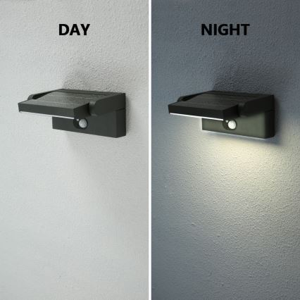 Brilagi - LED Solar wandlamp met sensor ANKLE LED/3,5W/3,7V 2200 mAh IP54