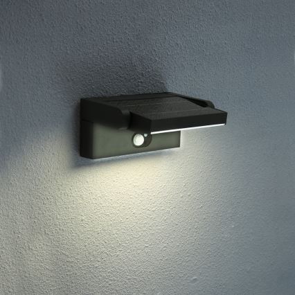 Brilagi - LED Solar wandlamp met sensor ANKLE LED/3,5W/3,7V 2200 mAh IP54