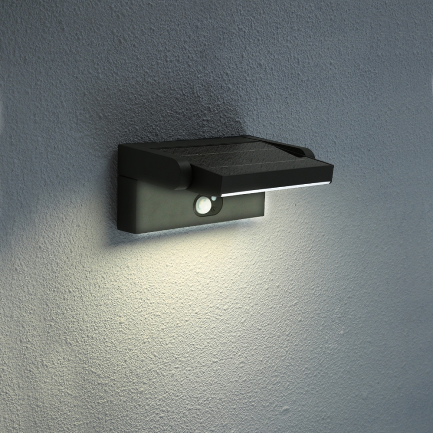 Brilagi - LED Solar wandlamp met sensor ANKLE LED/3,5W/3,7V 2200 mAh IP54