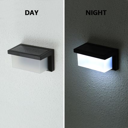 Brilagi - LED 44 / 5.000 Solar wandlamp met bewegings- en schemersensor BRICK LED/12W/5,5V 1200 mAh IP65