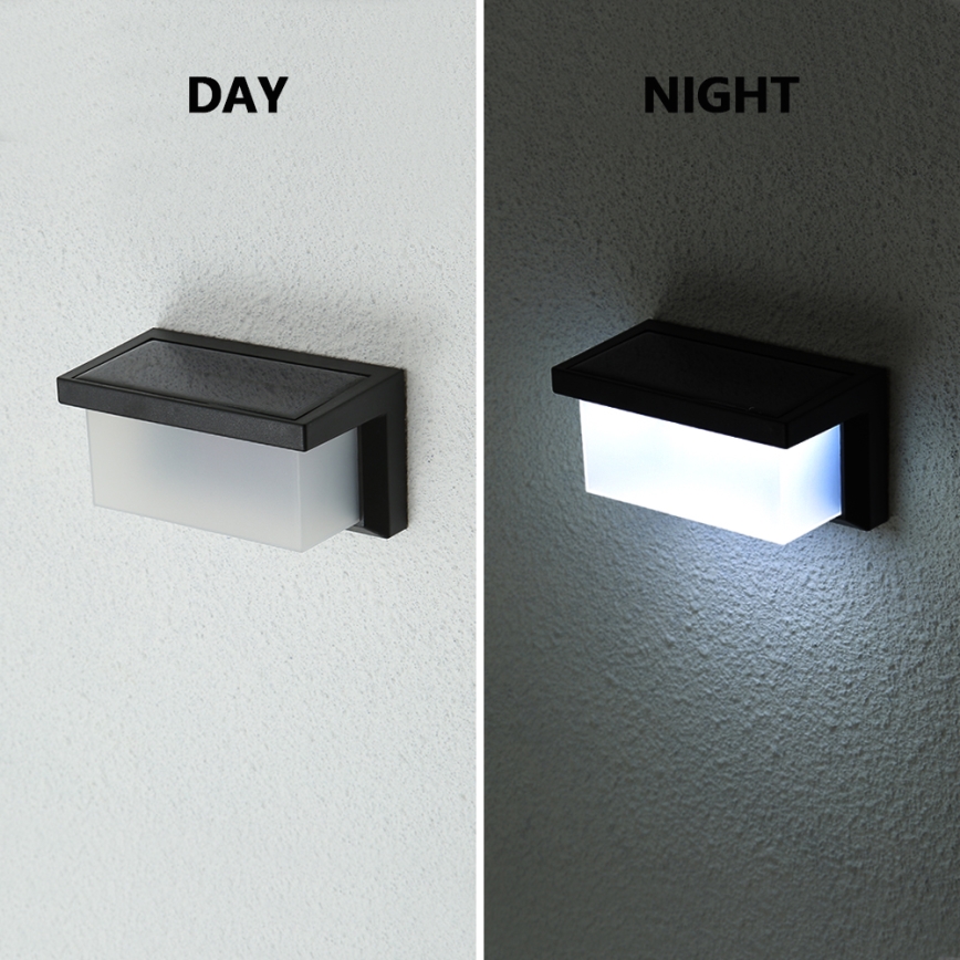 Brilagi - LED 44 / 5.000 Solar wandlamp met bewegings- en schemersensor BRICK LED/12W/5,5V 1200 mAh IP65
